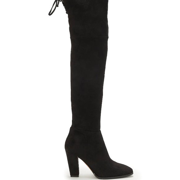 Vince Camuto Shoes - VINCE CAMUTO Tapley Over-The-Knee Boots Black Suede New in Box
